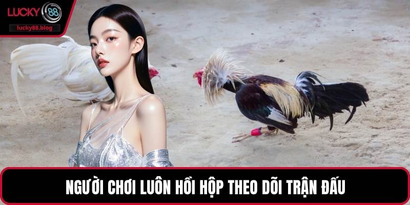 Người chơi luôn hồi hộp theo dõi trận đấu