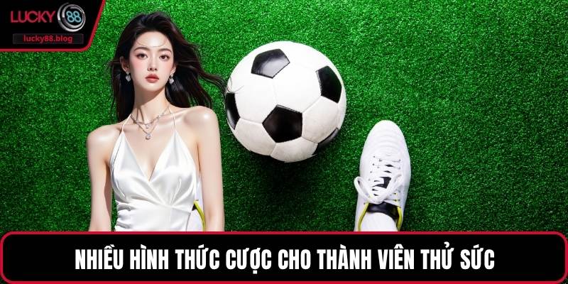 Nhiều hình thức cược cho thành viên thử sức