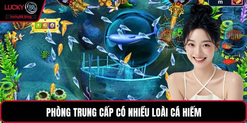 Phòng trung cấp có nhiều loài cá hiếm